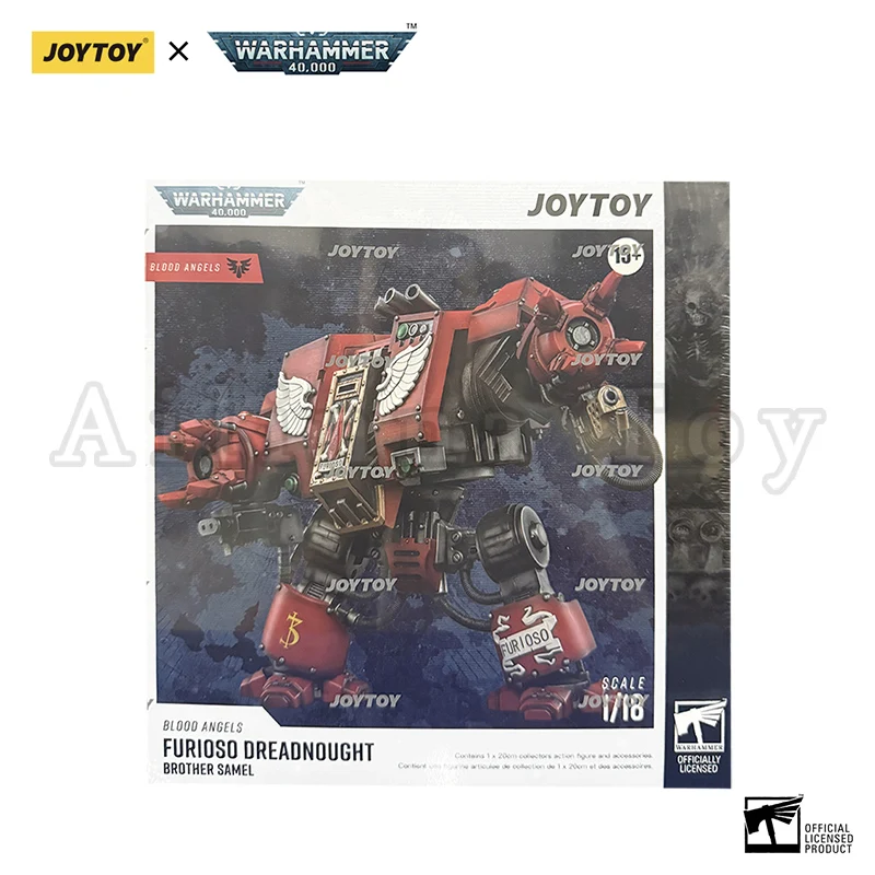 Фото JOYTOY 1/18 Фигурка Меха 40K Blood Angels Furioso Dreadnought, переизданный вариант, коллекционная модель из аниме. №1