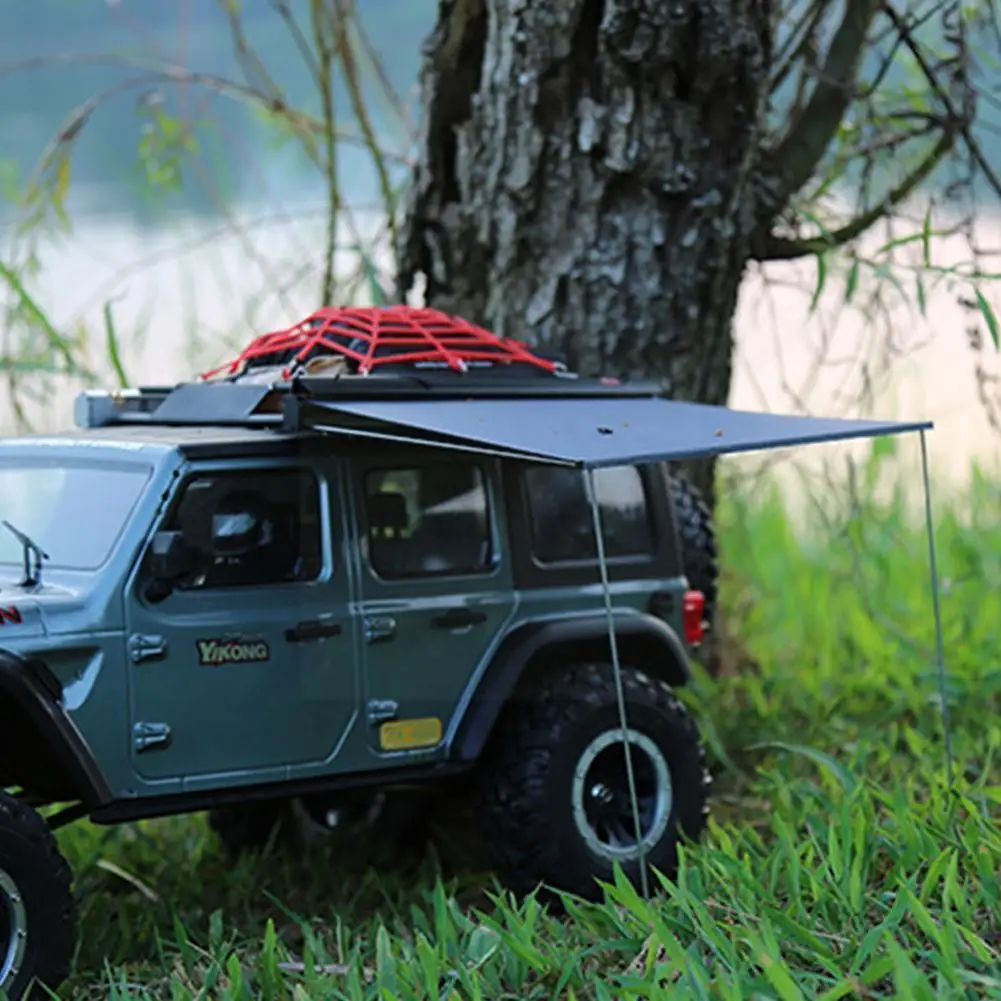 

Rc Car Simulation Side Awning Rooftop Tent Luggage Roof Rack Net For 1/10 Rc Crawler Trx4 Scx10 Tamiya Arrma D90 V8m1