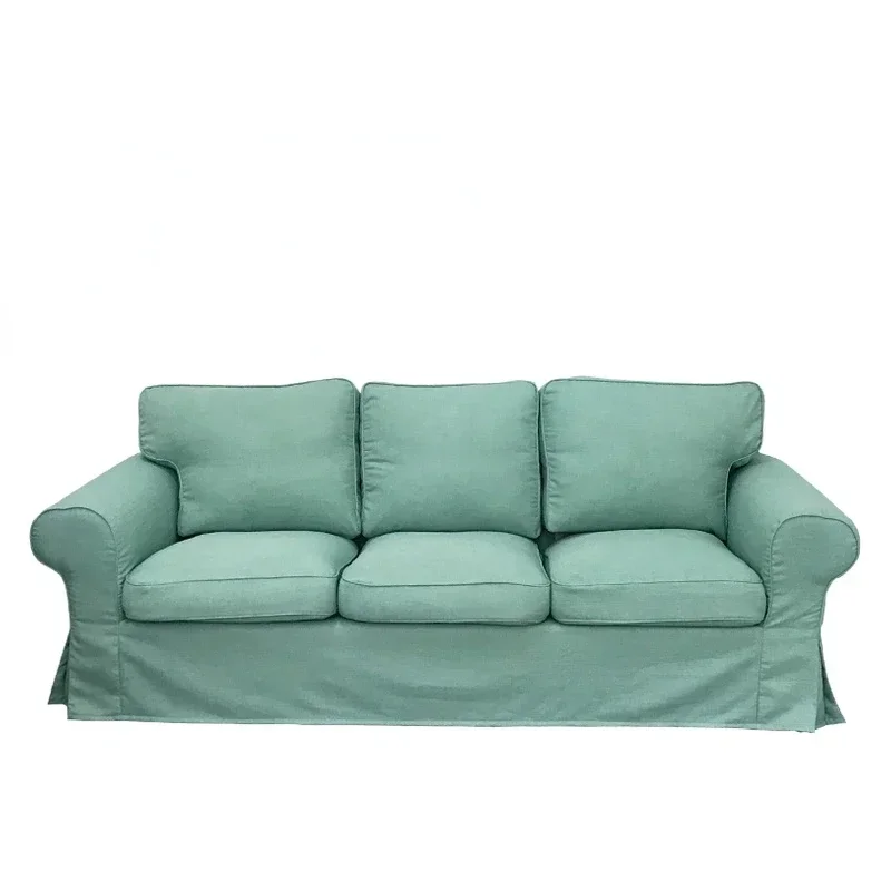 Чехол для дивана из льна и хлопка с рисунком кошки