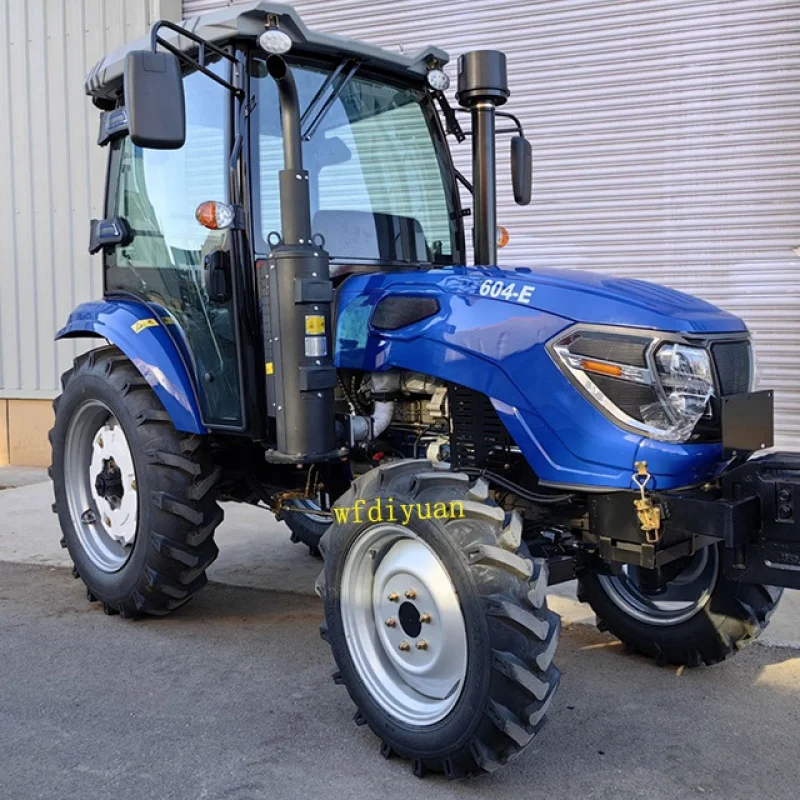 4X4 70hp Солнцезащитный сельскохозяйственный трактор для сельскохозяйственного