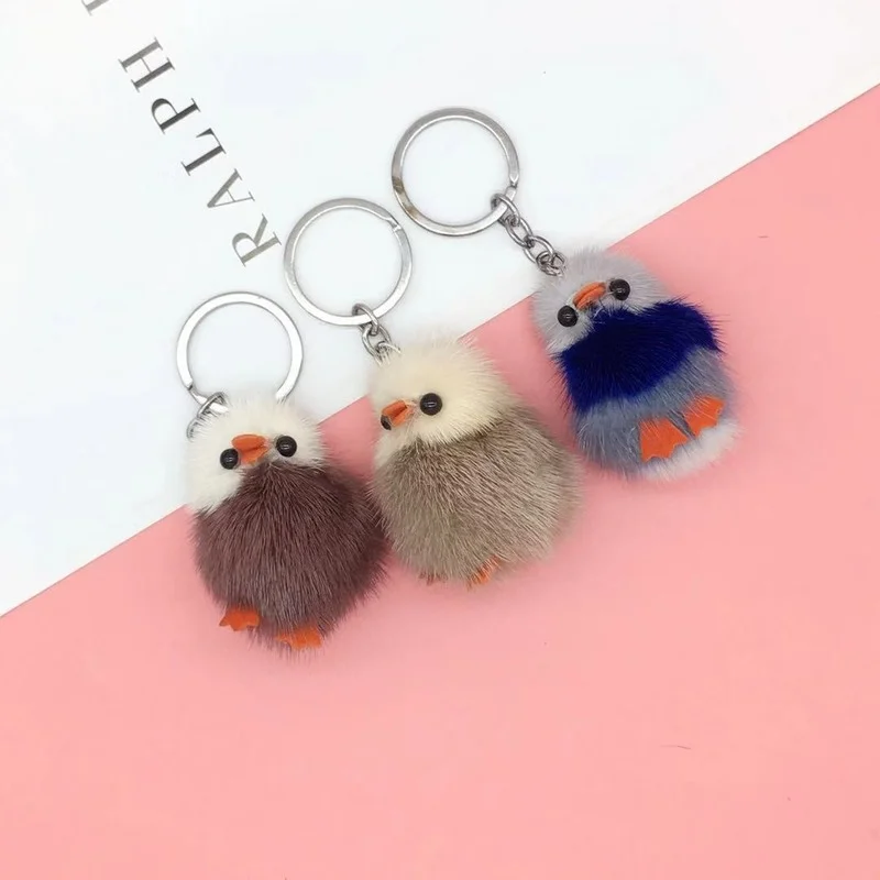 

1pc Cute Little Yellow Chicken Pendant Plush Toy Doll Net Red Chick Mini Bag Pendant Keychain Doll Plush Toy Doll