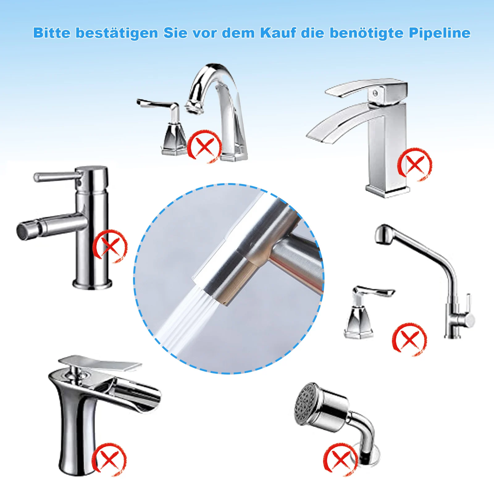 

2Pcs Women Bidet Sprayer Stainless Washing Device Leakproof Cleaning Tools