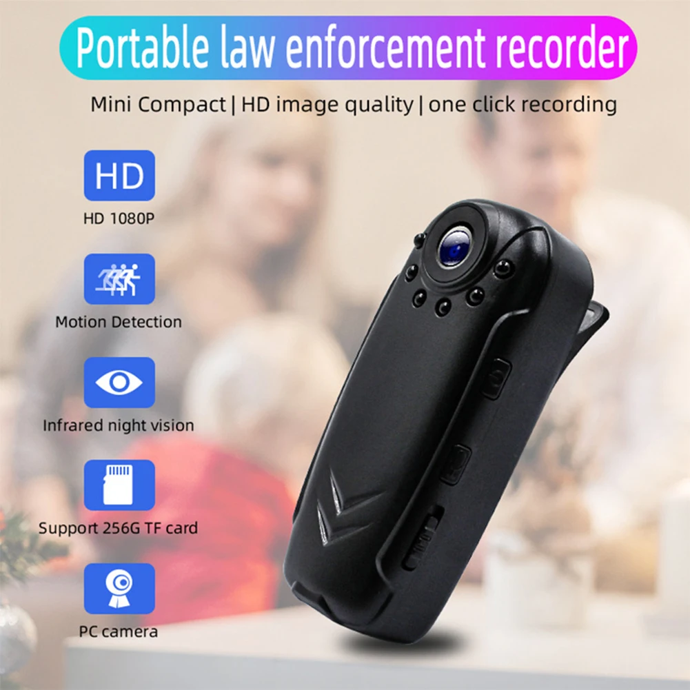 

500mah Cctv Camcorders Handhold Dv Long Battery Life Surveillance Camera 1080p Mini Camera Smart Home High Quality