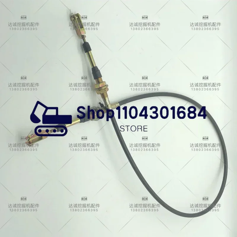 Фото Аксессуары для экскаваторов Komatsu PC30 40 50 Дорожная линия акселератора Ручной кабель акселератора 6 мм/8 мм Вилочная головка №2