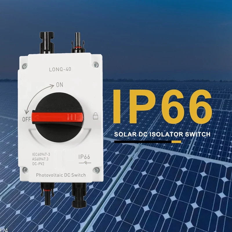 32A 4P фотоэлектрический разъединитель + разъем гаечный ключ DC1200V GF40 открытый IP66