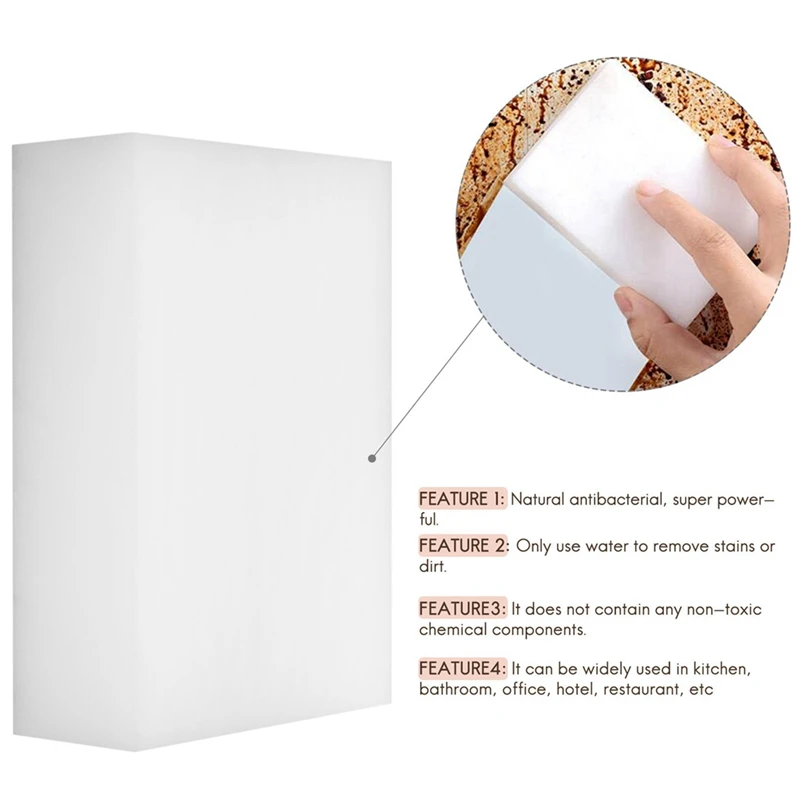 400 шт. волшебная губка ластик для кухни искусственная кожа меламиновая мытья