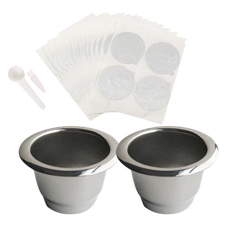 

Refill For Nespresso Coffee Capsule Foils Refillable For Nespresso Coffee Capsules Reusable Italian Coffee Filter Pod