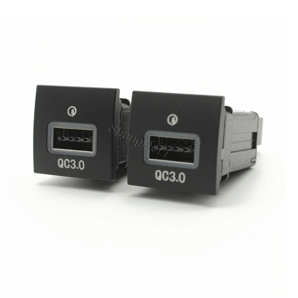 Автомобильное быстрое зарядное устройство розетка 12 В/24 В прикуриватель QC3.0