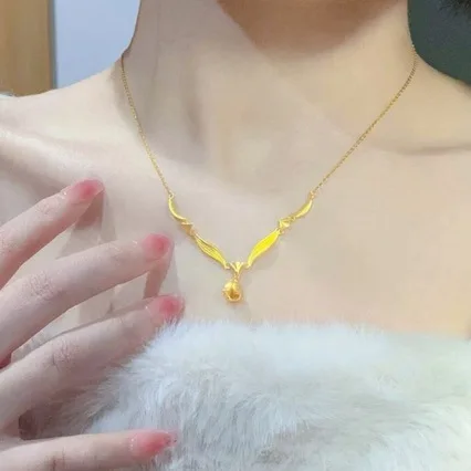 Ожерелье с лилией в долине для женщин