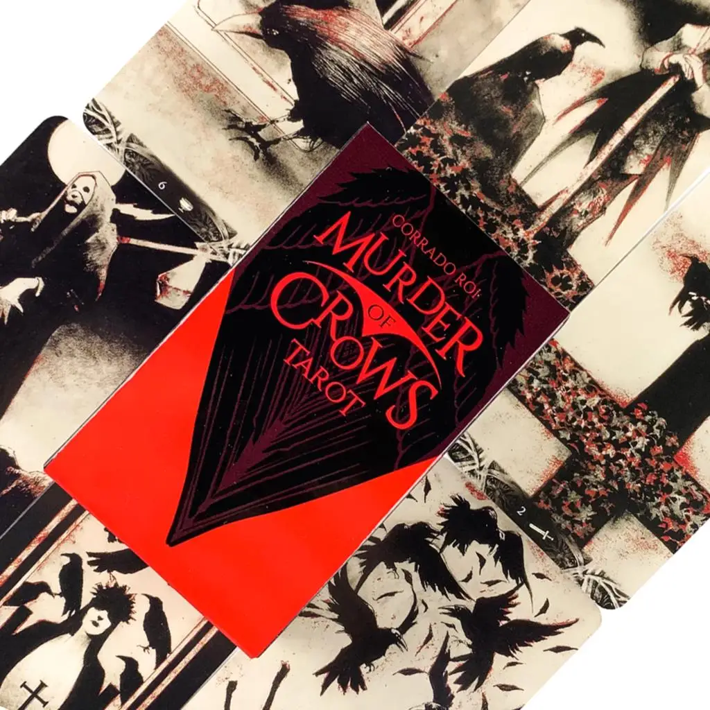 

Murder Of Crows Tarot Cards Deck Oracle 18 Famliy Board Games Cards With Guide E Book Jeux Pour Adulte Witcher Altar