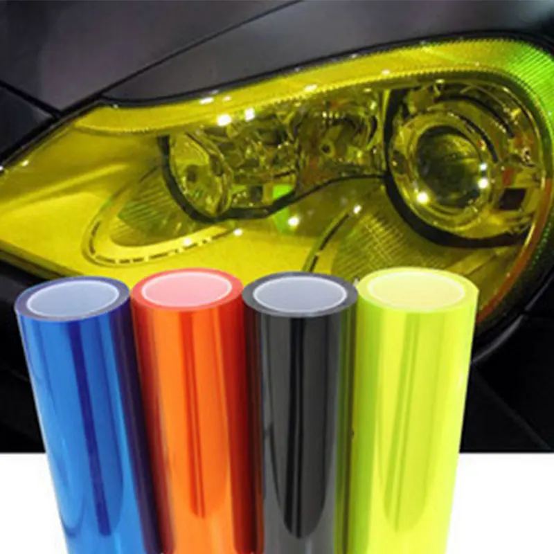 

Auto Car Tint Headlight Taillight Sheet Sticker Waterproof Car Body Film Cover