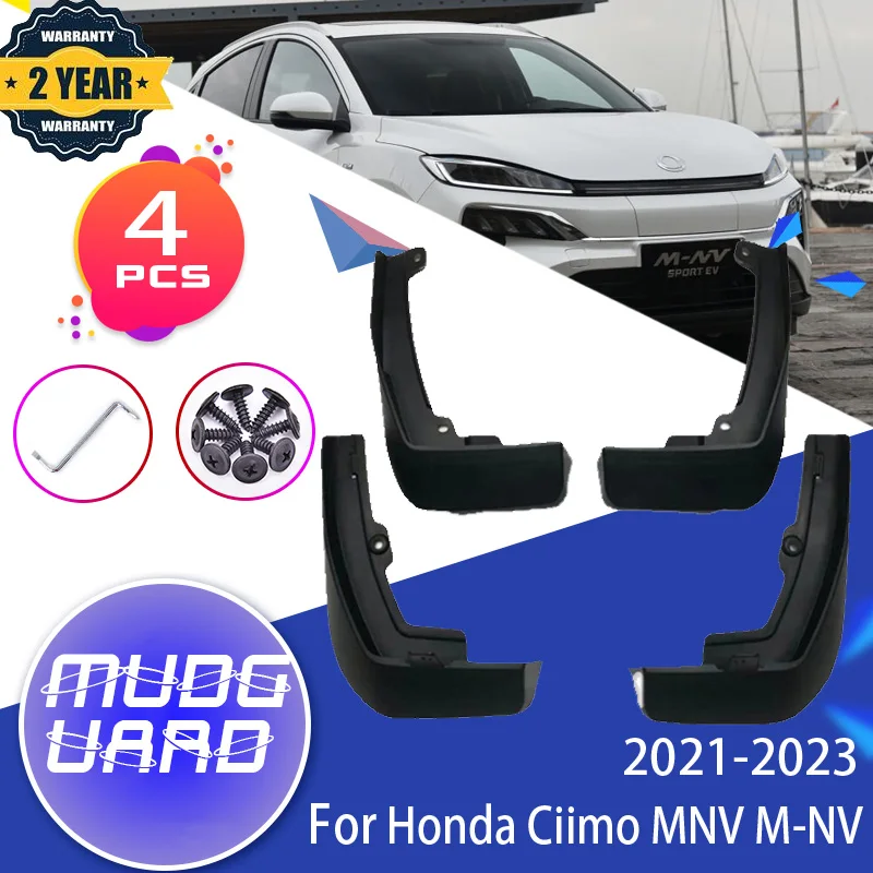 

4x Car Mud Flaps For Honda Ciimo MNV M-NV 2021 2022 2023 Front Rear MudFlaps Fender Mud Guards Splash Mudguards Car Accessories
