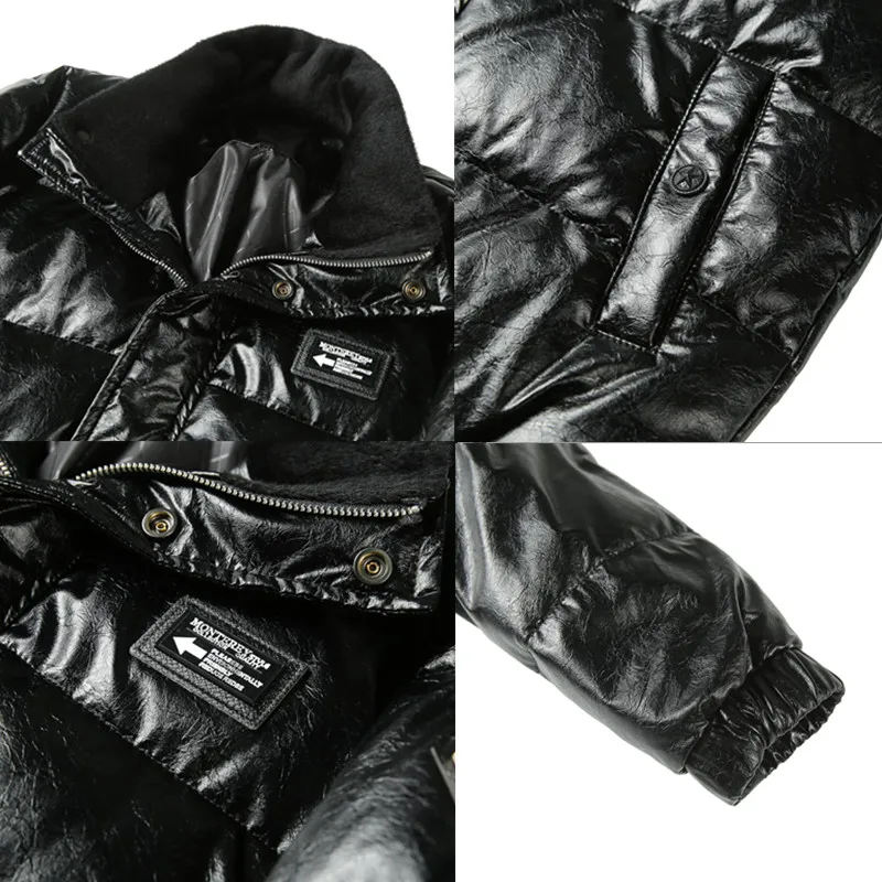 Winter Thicken Warm Down Jackets for Men Fashion Slim Casual White Duck Down Coats Windproof Outdoor Parkas Men Clothing 2022