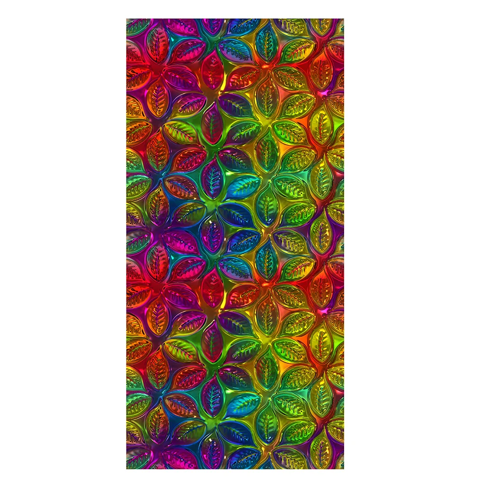 

Window Filmsticker Privacy Static Cling Rainbow Decorative Opaque Decals Clings Stained 3D Vinyl Decal Films Covering Protection