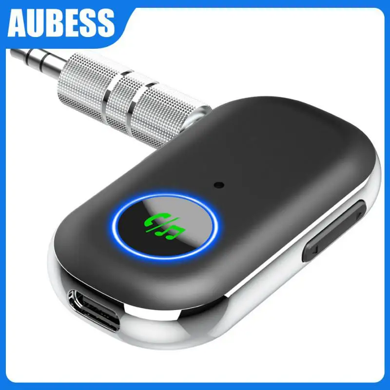 

Car Mobile Receiver Plug Play Receiver Rechargeable Audio Adapter Bluetooth5.0 Automatically Connect Audio Transceiver