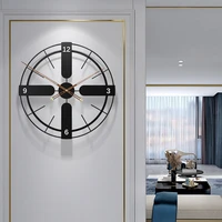 silent creative watch wall vintage large bedroom simple art office watch wall home design horloge murale wood home watch zp50zb