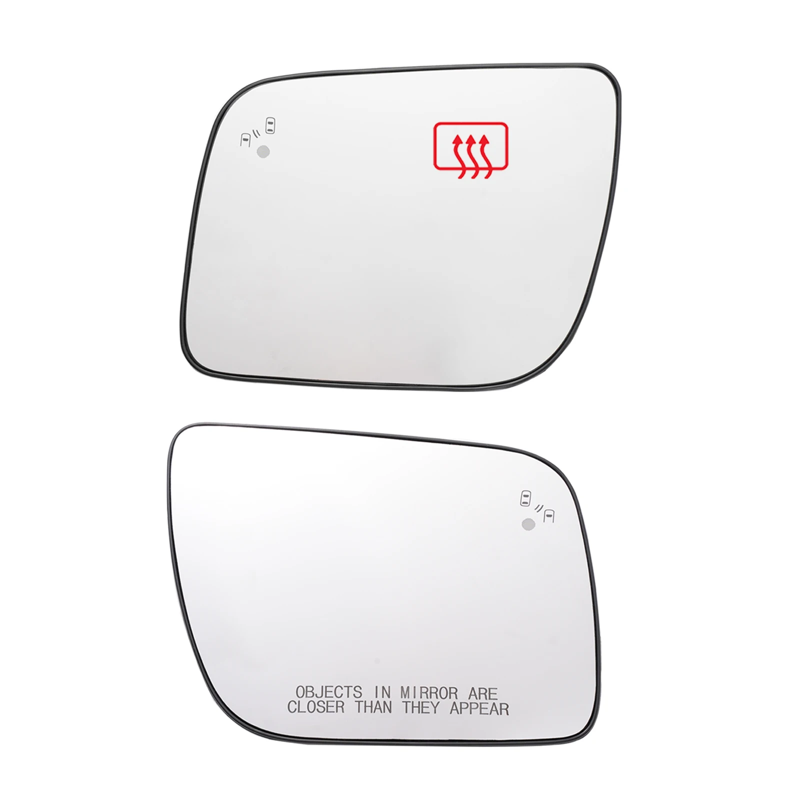 

Стекло зеркала со стороны водителя и пассажира, подходящее для Ford Explorer 2011–2019 с функцией подогрева слепых зон, водонепроницаемое, большое видение