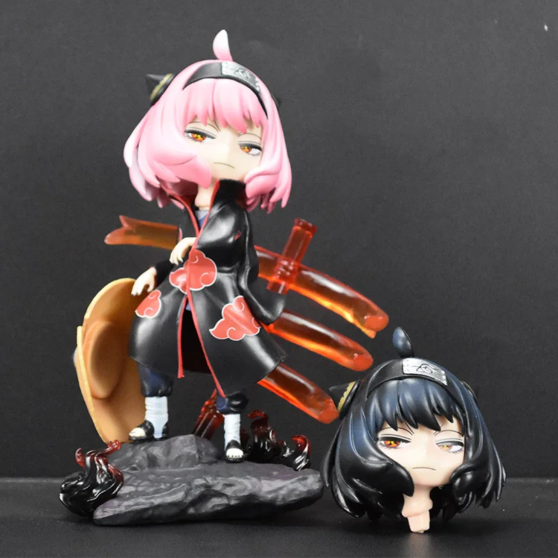 18 см Spy×семейная аниме-фигурка Forger Anya Cos куклы Учиха Итачи Аня фигурки двуглавые