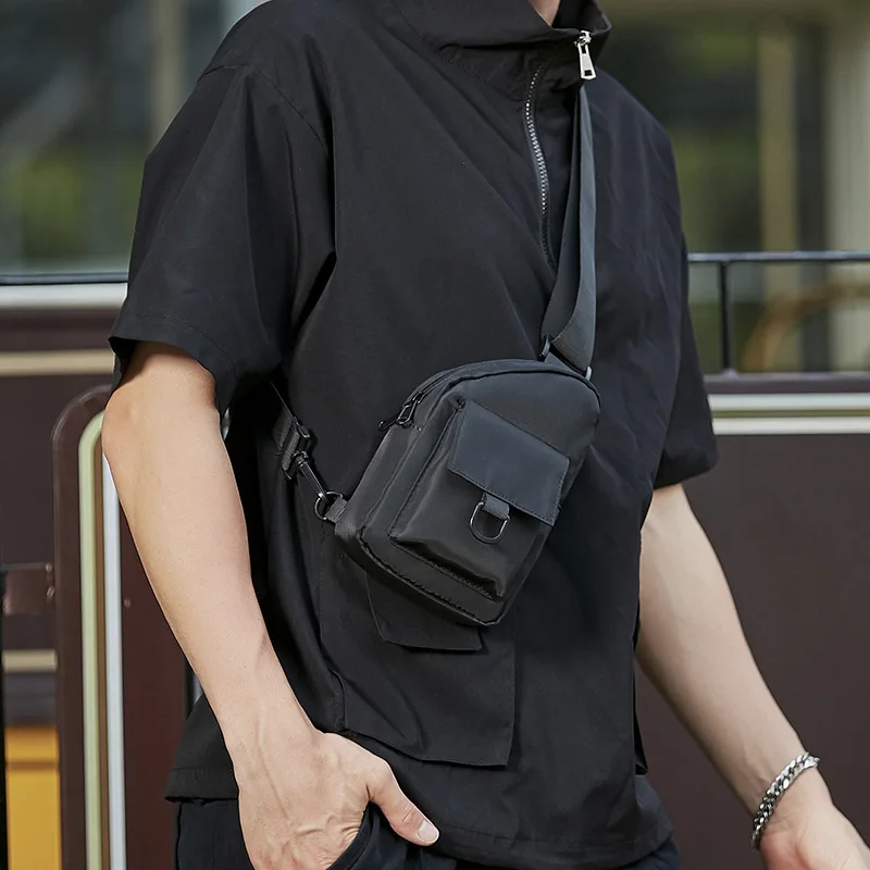 

Brand Mens Shoulder Bag Oxford Fashion Men Chest Bag Man Sling Crossbody Bag for Male 2022 New Casual Handbag Travel Banana Bags