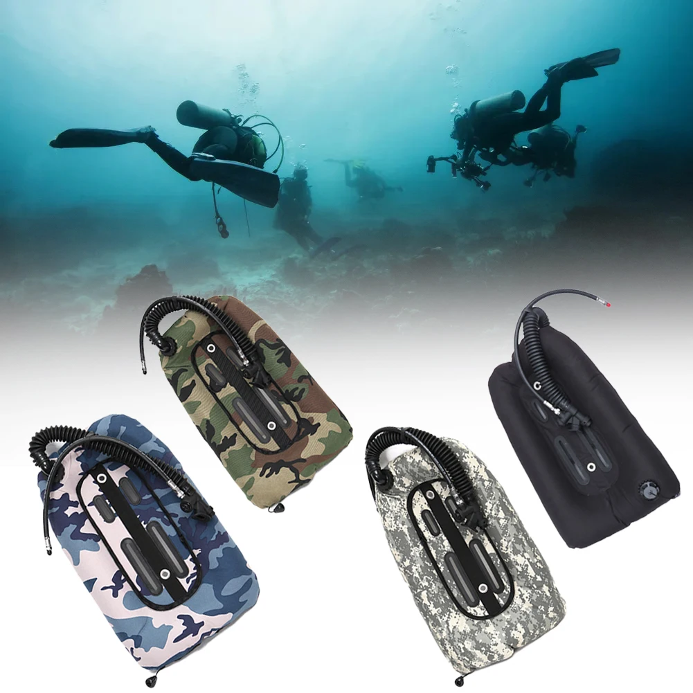 

23lbs Scuba Diving Snorkeling Donut Wing Single Tank BCD Buoyancy Compensator TPU Connector Bracket Diving Accessorie Equipment