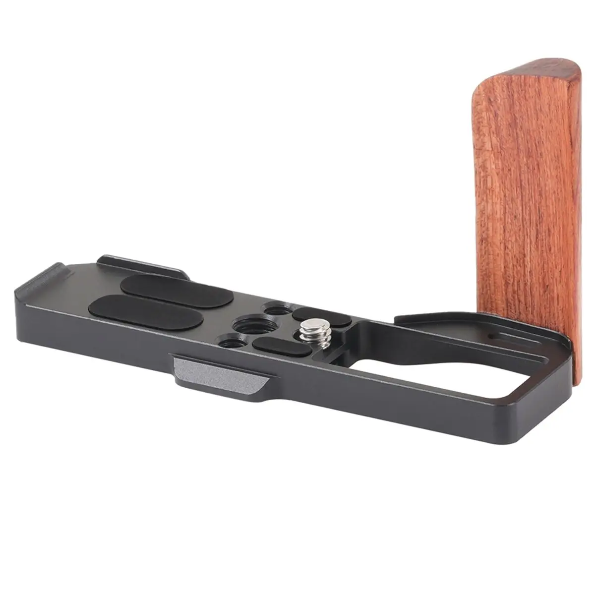 Фото Кронштейн-держатель Hand Grip L Bracket для камер IV GRIV GR4 с быстросъемной пластиной MDFen, алюминиевый сплав + дерево №3