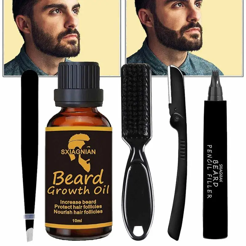 

Beard Filling Pen Kit Waterproof Beard Kit For Men | Lasting Effect Beard Liner Tools