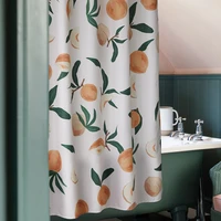 not in2022 peaches waterproof shower curtain partition curtains anti mildew cloth for home bathroom accessories custome new