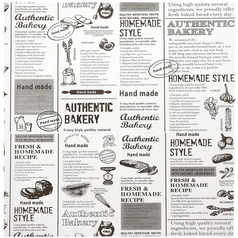 

GLANYOMI Газетная бумага для фаст-фуда 25/50/100 листов