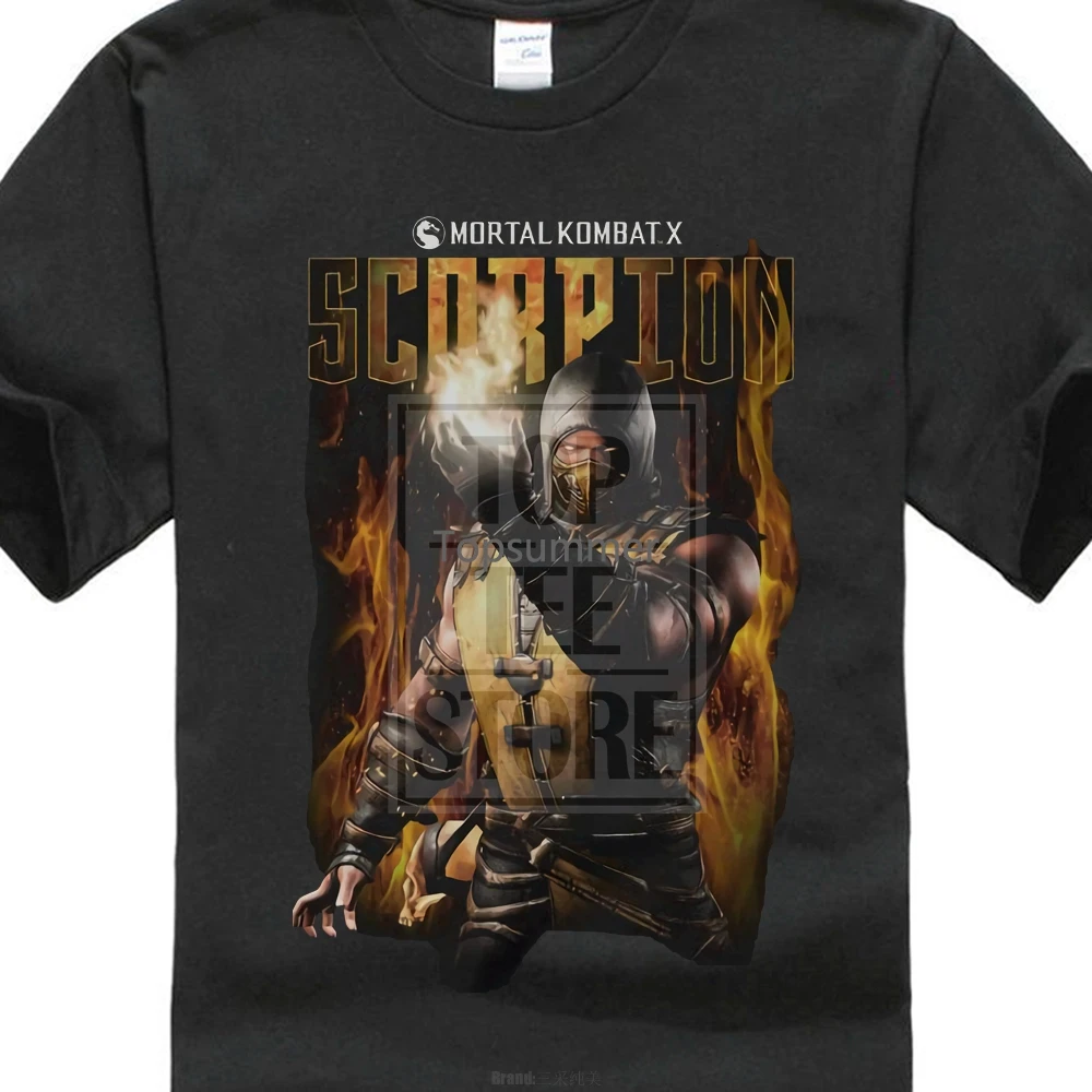 

Лицензированная футболка Mortal Kombat Scorpion для взрослых