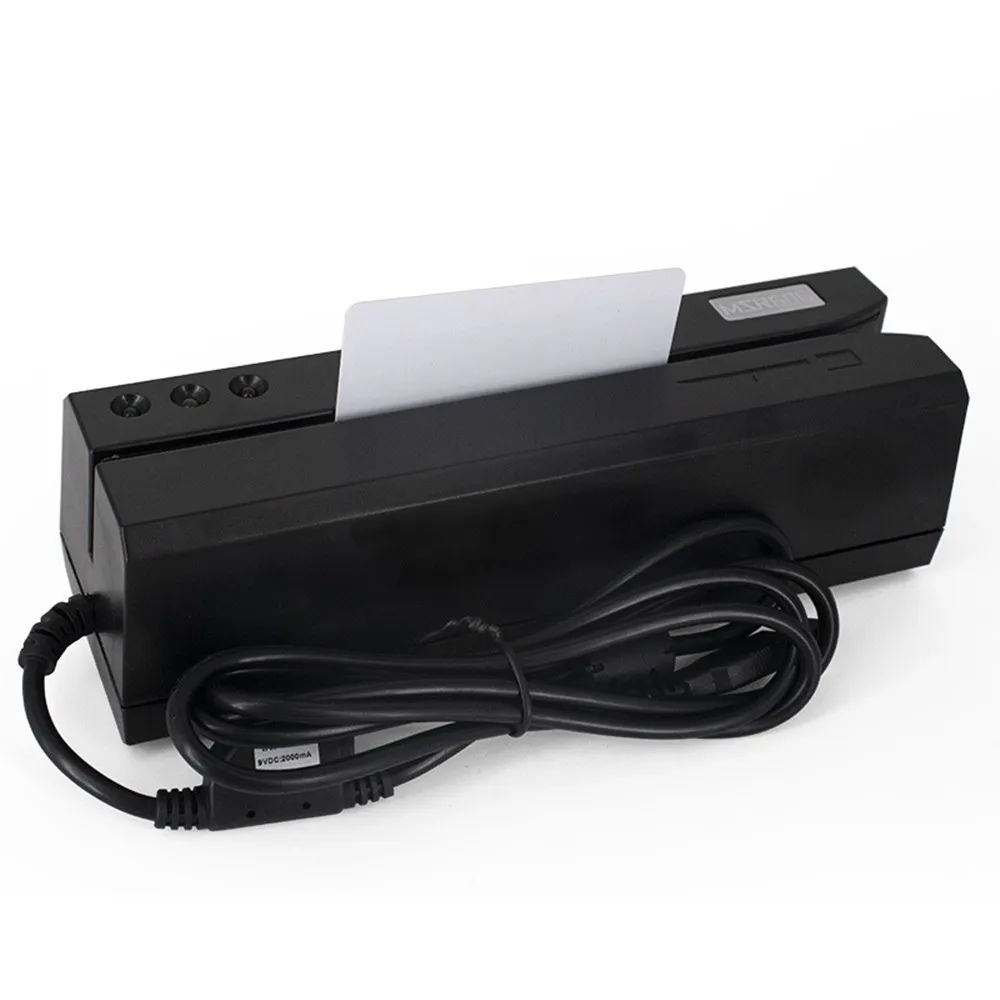 

MSR605X USB Card Magcard Reader Writer Without Power Adaptor Compatible Msr605 Msr x6 MSR606i Msrx6bt Standard USB Cable