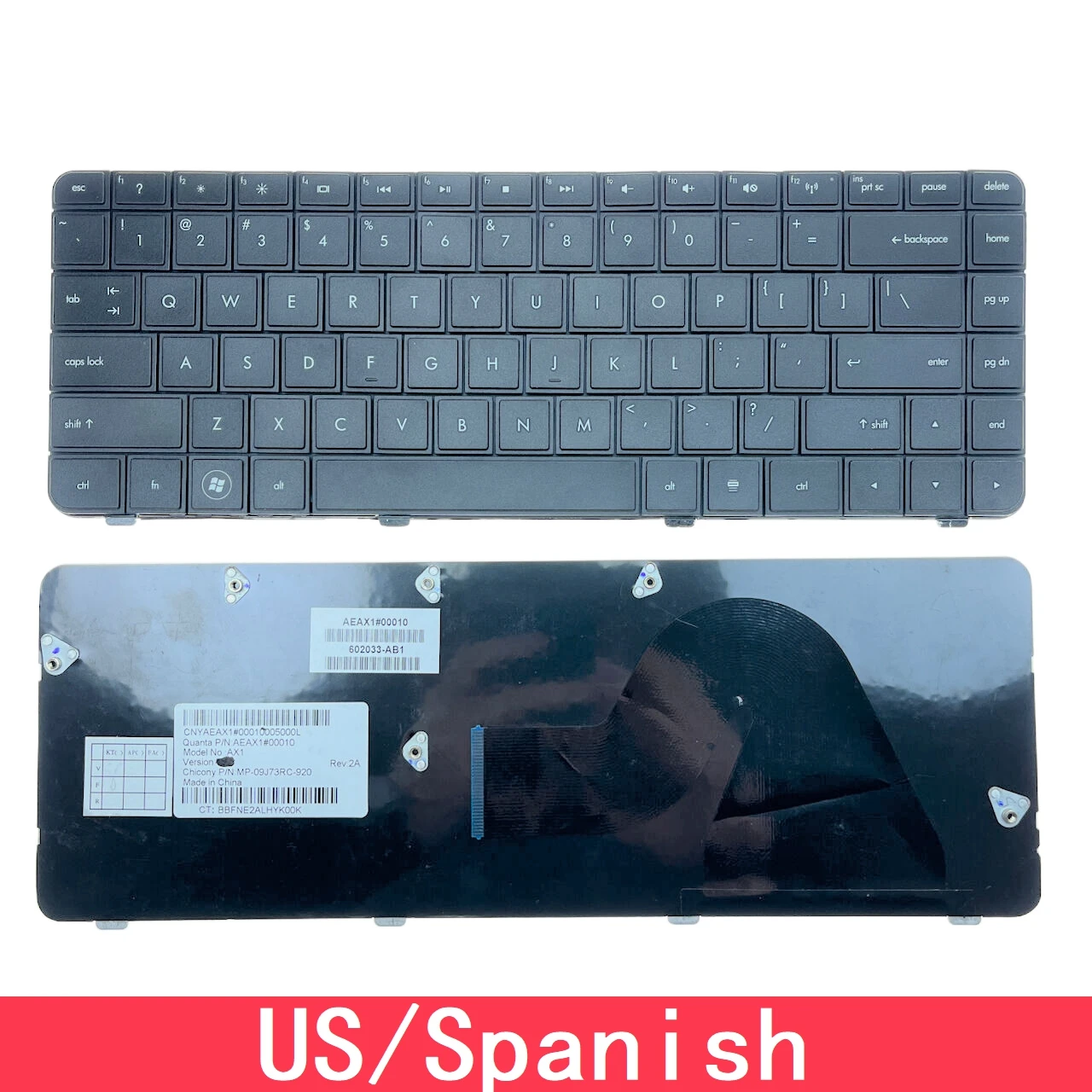 Для HP COMPAQ G42 CQ42 AX1 G42-100 G42-200 G42-300 G42-400 Замена клавиатуры ноутбука США Испанский AEAX1