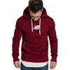New men's hoodie autumn winter plus velvet warm hooded jumper casual youth coat fashion trend fitness running sportswear 4