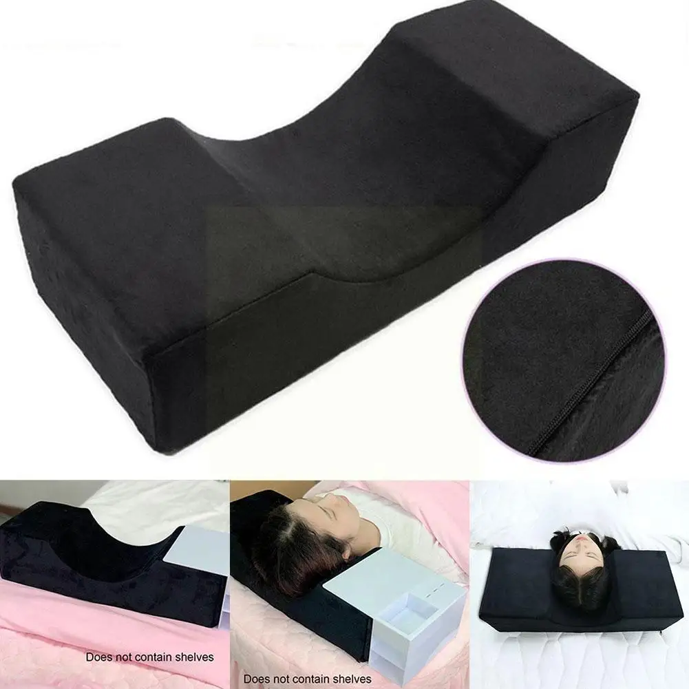 

Lash Pillow Neck Support Eyelash Pillow Soft Grafting Pillow Foam Extension Pocket With Salon Makeup Memory Eyelash Eyelash U9y0