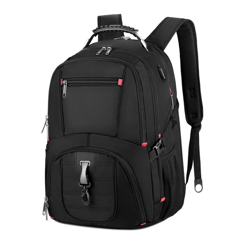 

Laptop Backpack Male 17 Inch Travel Backpack Waterproof Backpack With USB Charging Port Computer Gaming Backpack