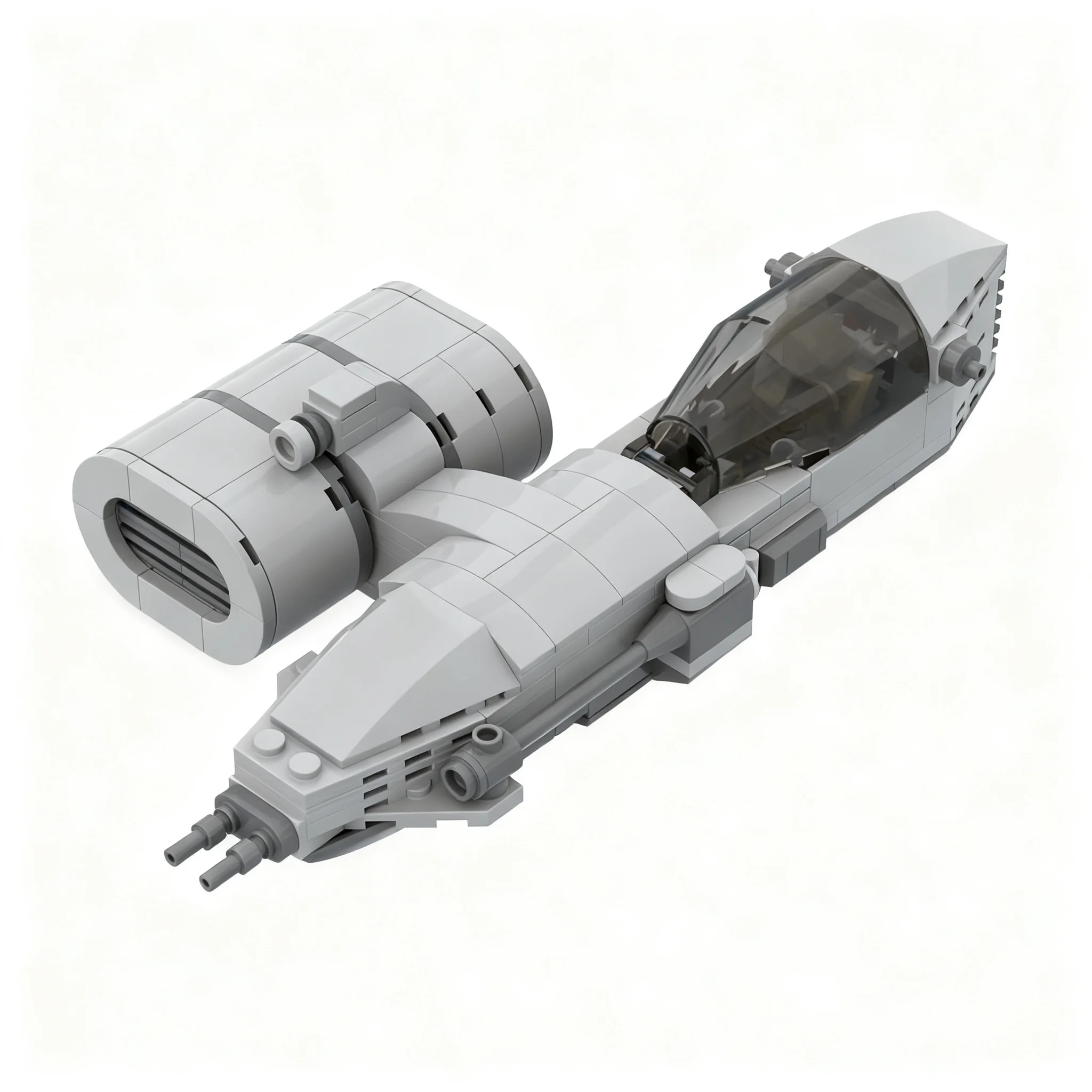 Фото 218 деталей MOC Star Battle Slayn Korpil P2: Конструктор-модель звездолета, развивающий набор для детей, идея для самостоятельной сборки, кирпичики, рождественский подарок, игрушка №2