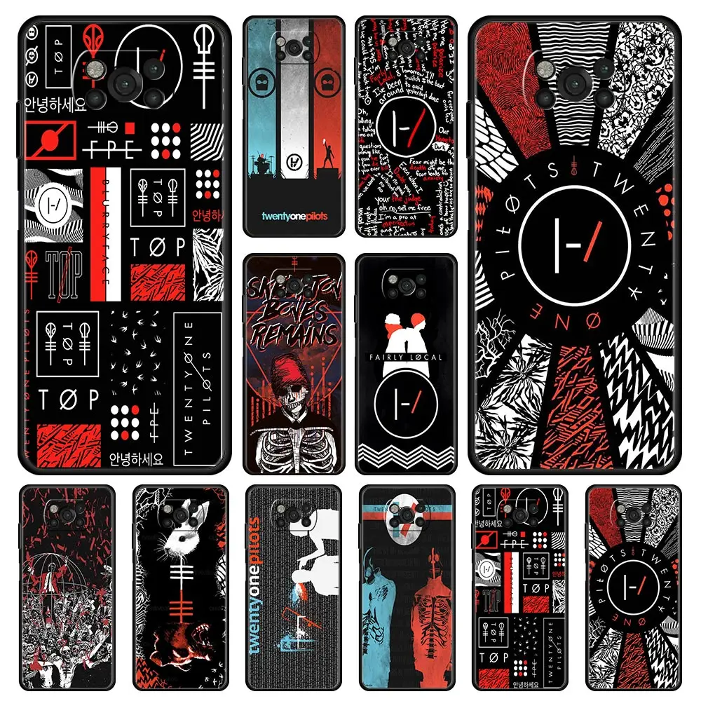 

Cover Case for Xiaomi 11 11T 10 10T 9 9T Lite Note 10 Poco X3 NEC X4 M3 M4 F2 F3 Pro 5G Full Armor Twenty One 21 Pilots Quote