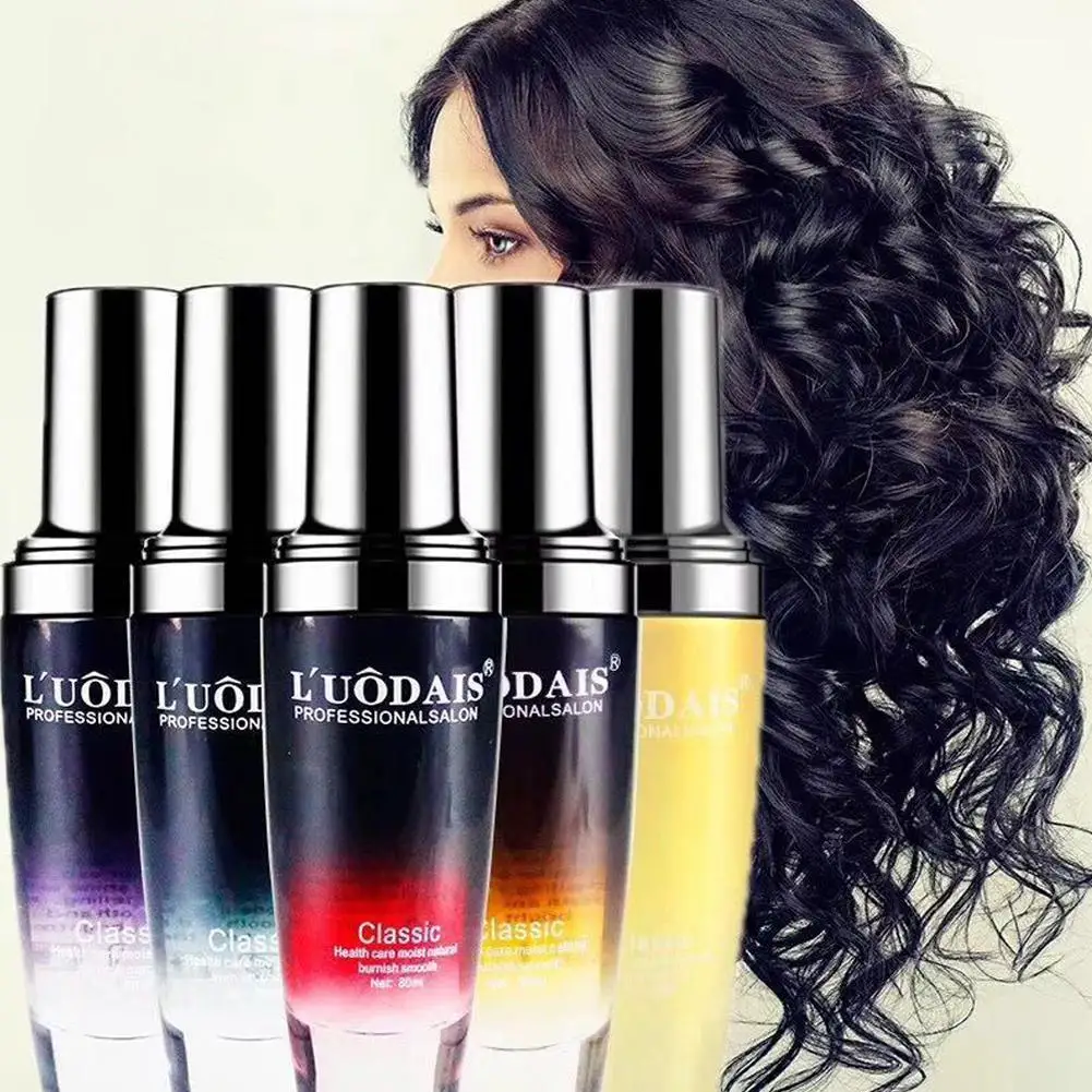 

80ml Argan Perfume Oil Hair Repair Serum Dry Damaged Hair Treatment Lasting Fragrance Smooth Shine Nourishing Scalp Beauty Care