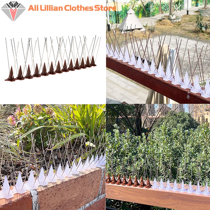 10 шт. шипы для защиты от птиц из нержавеющей стали