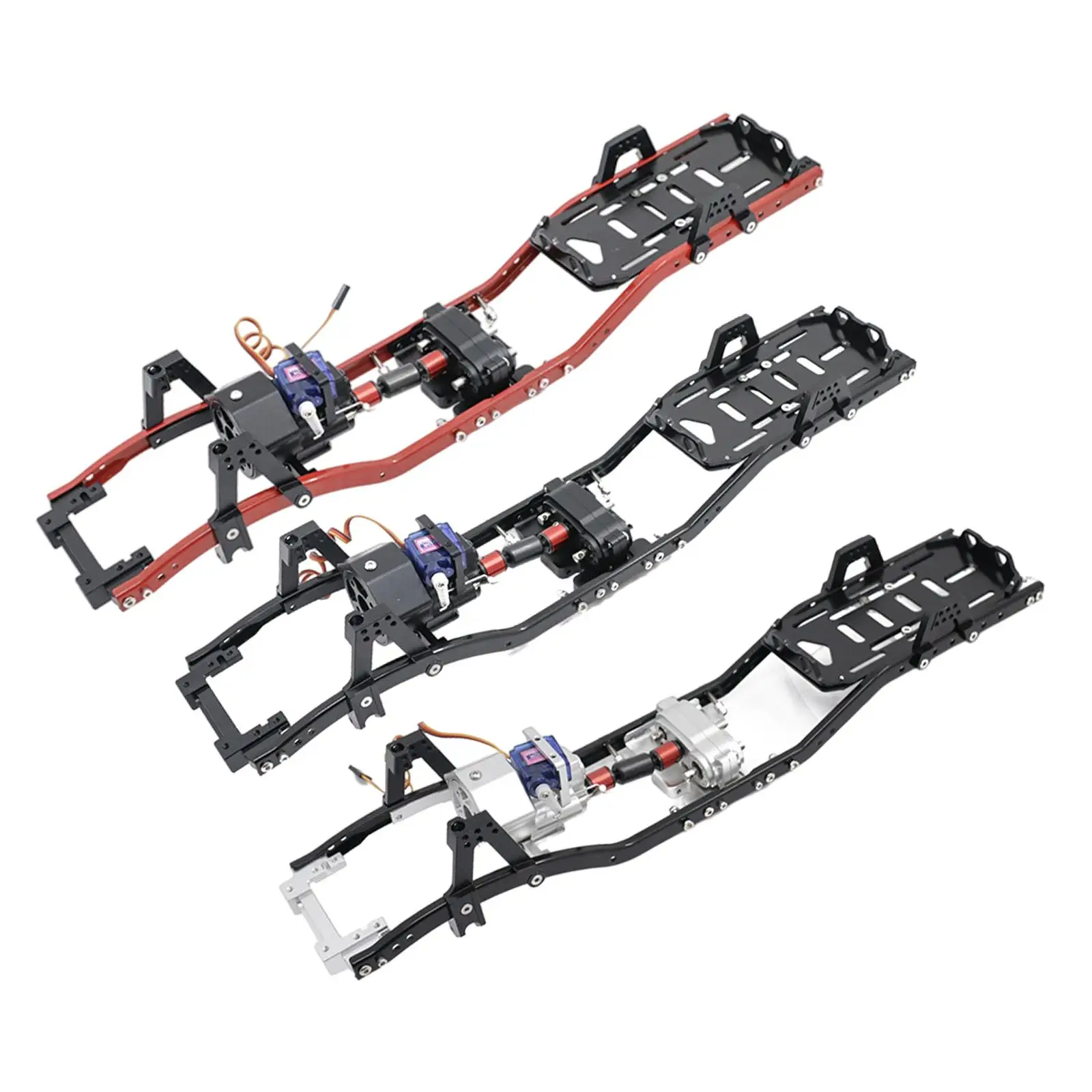 

Chassis Frame Girder 2 Speeds for SCX10 1/10 RC Car Upgrade Replacement