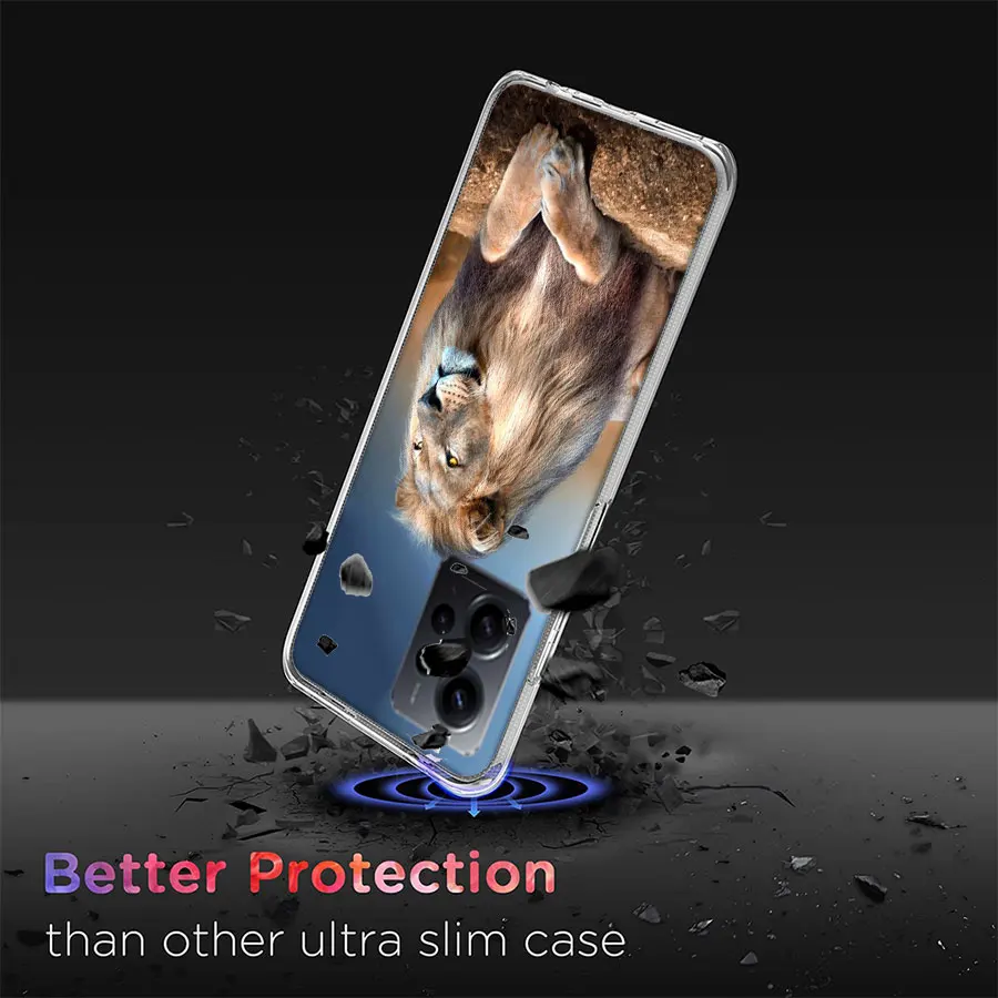 Фото Прозрачный чехол для телефона Lion Alpha Male Cub для Redmi Note 14+ Pro Plus 11 11S 11T 11E 10 Pro 10S 5G 9 9S 8 8T 7 Coque Capa Hard PC Cel №5