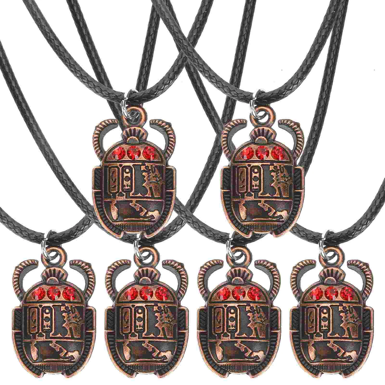 

Necklace Egyptian Egypt Scarab Jewelry Ancient Symbol Charm Pendant Vintage Protection Beetle Style Retro Animal Gifts Necklaces