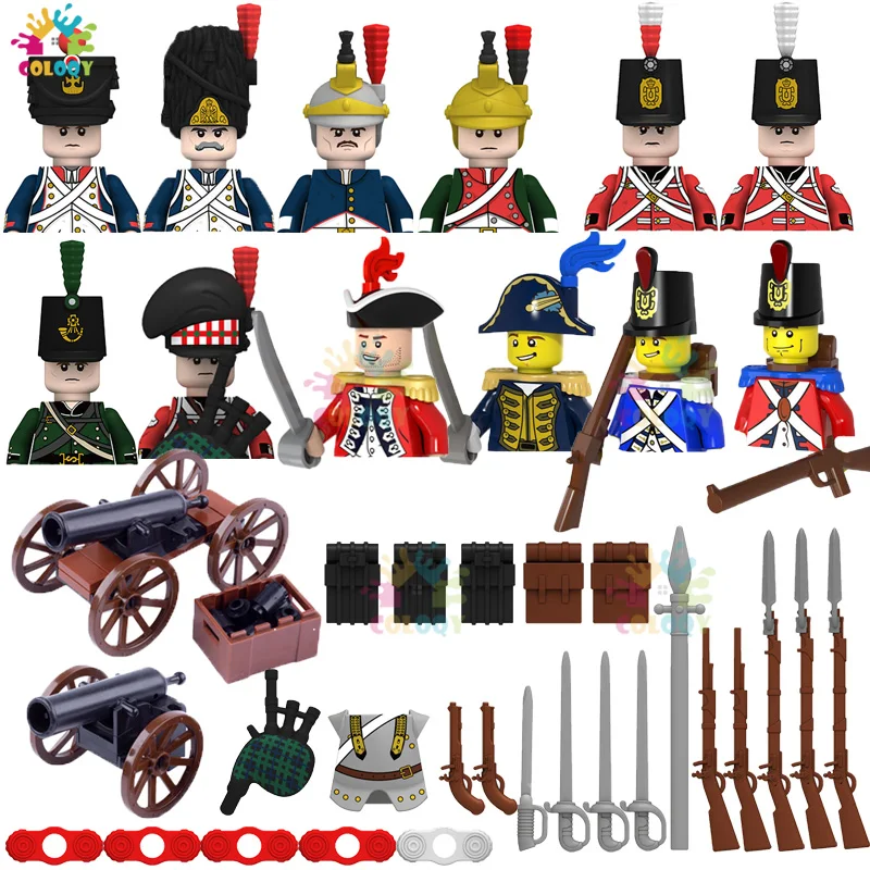Миниатюрные фигурки времен 2 мировой войны, военные строительные блоки, Императорский солдат средневекового флота, игрушки для детей, рождественские подарки