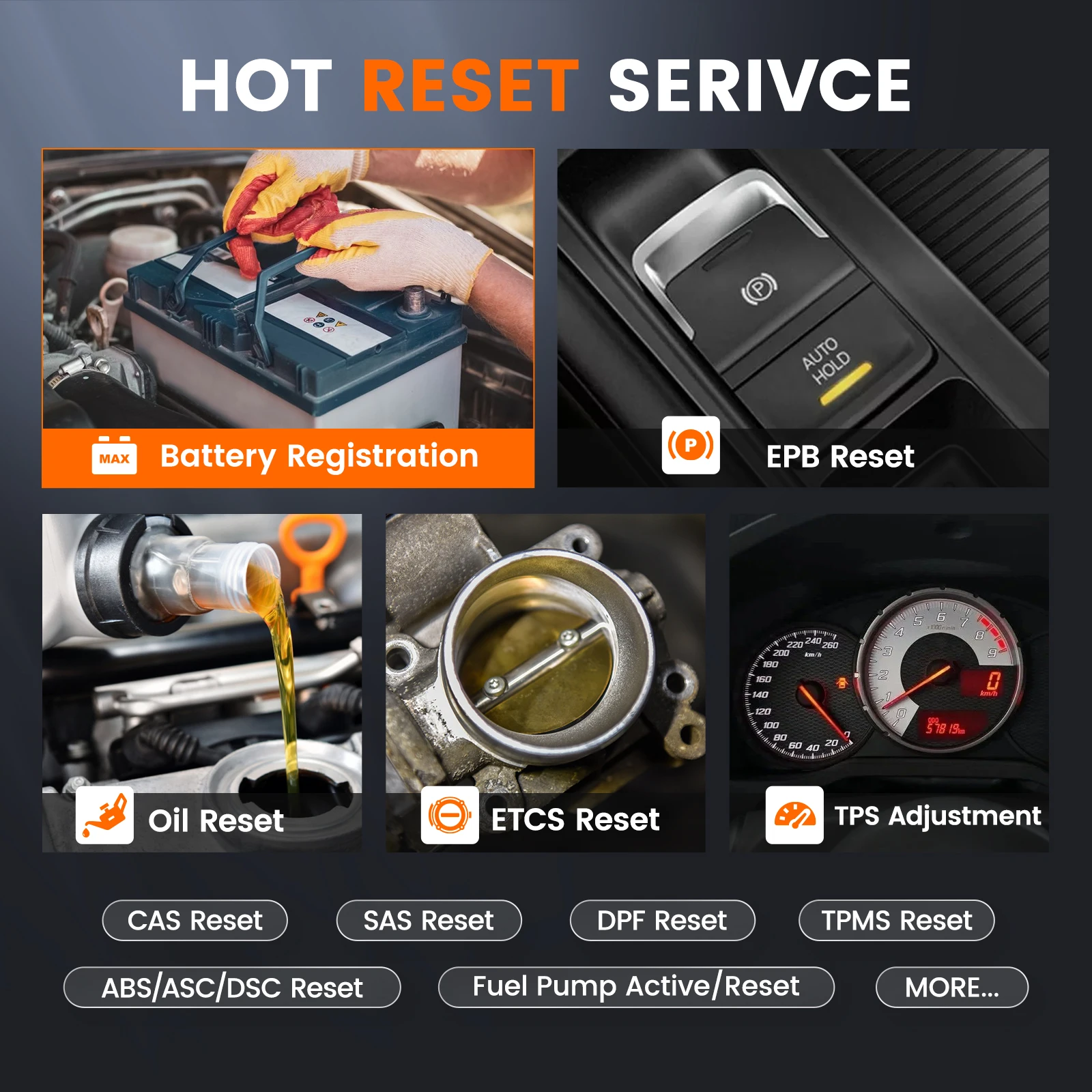 Фото Автомобильный сканер ANCEL BM700 PRO OBD2 для BMW/MINI всех систем EPB SAS TPMS BMS сброс масла считыватель кодов автомобильный диагностический сканер №5
