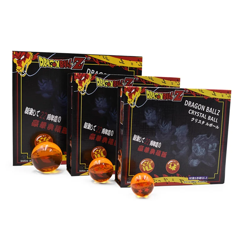 Hot Dragon Ball Z 7 Stars Balls Аниме Фигурки Игрушки Новые в коробке Shenron Crystal Коллекция из ПВХ