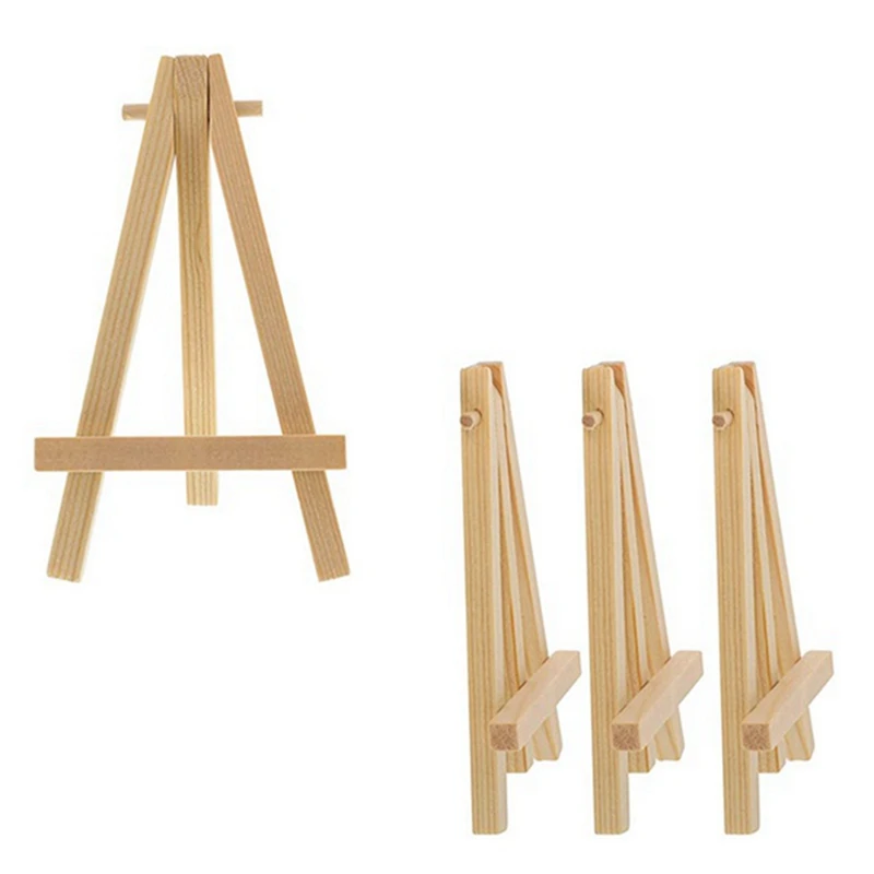 

Mini Wood Display Easel, 120Pcs, Perfect For Displaying Small Canvases, Business Cards, Photos