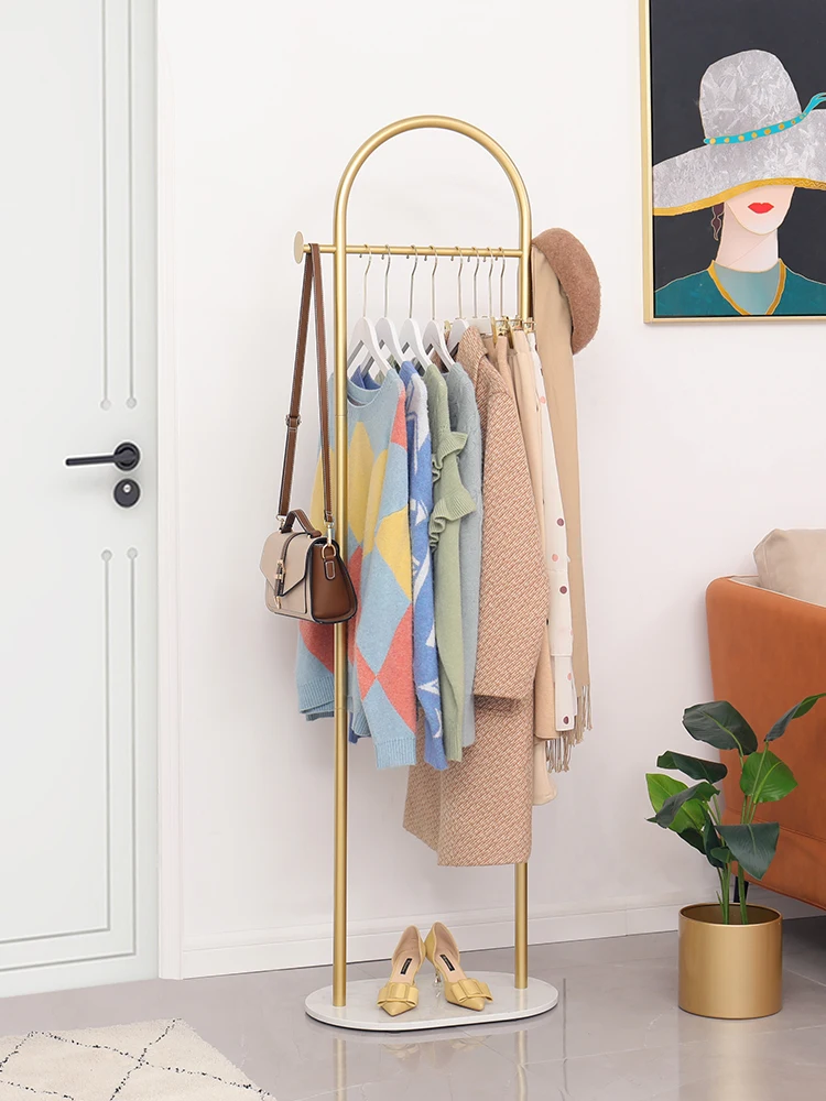 

Creative Living Room Furniture Floor Coat Racks Nordic Home Bedroom Dormitory Hangers for Apartment Hallway Porch Clothing Rack