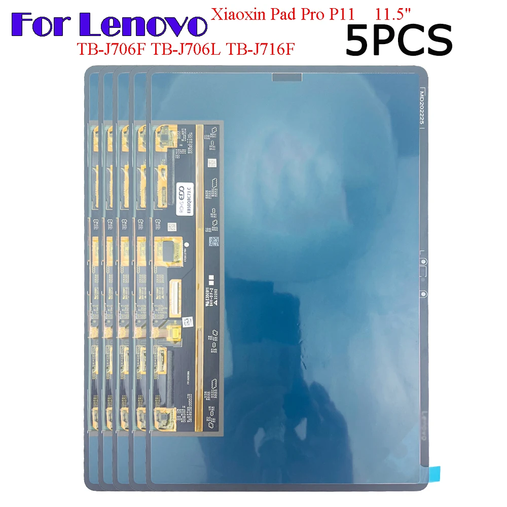 5 шт. для Lenovo Xiaoxin Pad Pro P11 TB-J706F TB-J706L J716 J706 J706F 11 &quotЖК-дисплей дигитайзер сенсорный