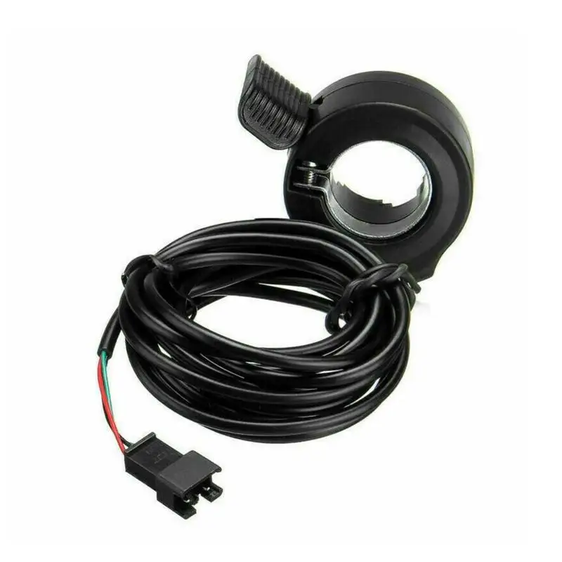 

E-Bike Thumb Throttle E-Bike Speeds Control Finger Throttle Accelerator ABS Thumb Throttle Cable Accelerator Handle Assembly For