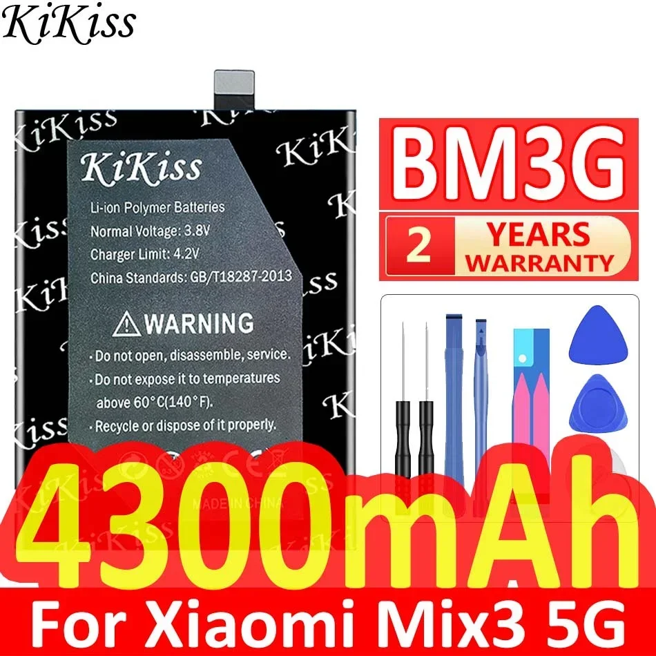 Мощная батарея 4300 мАч KiKiss BM3G для Xiaomi Mix3 mix 3 5G