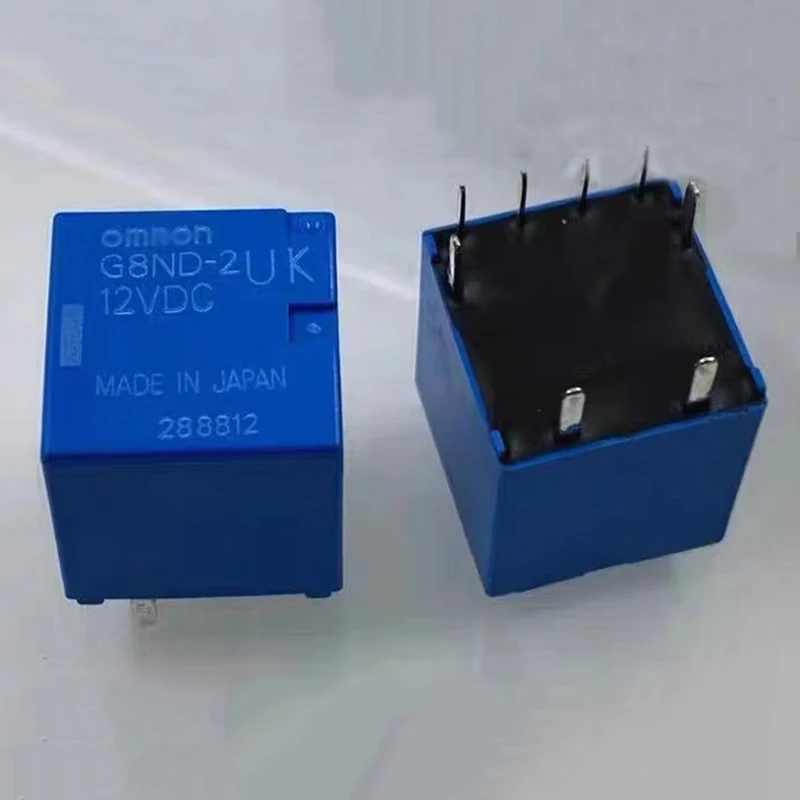 

2PCS NEW Original Auto Relay 8Pins G8ND-2UK-12VDC G8ND-2UK 12VDC 12V G8ND brake fragile common fault relay window lift relay